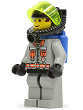 LEGO fire007 Fire - City Center 4, Light Gray Legs with Black Hips, Black Breathing Helmet 2